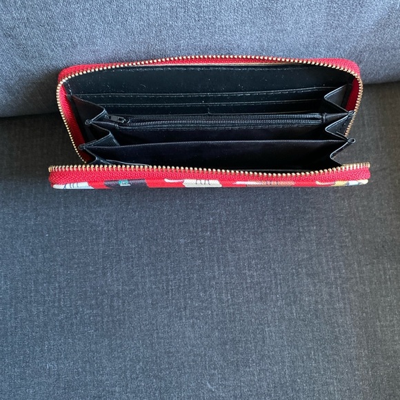 Colorful Cats Pattern Wallet Zip Long Purse, Multicolor, 7.5"X4.5" NEW - Picture 3 of 4